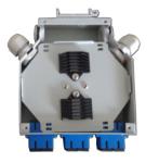 Metal 6 Cores Fiber Optic Terminal Box / Waterproof Fiber Optic Termination Box