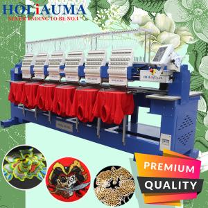 Wholesale 2020 hot sell 400*450mm 6 head cap t-shirt flat embroidery machine cheaper and better than tajima industrial embroidery from china suppliers