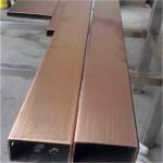 Gold Stainless Steel Pipe Tube Brushed Finish 201 304 316 For Handrail