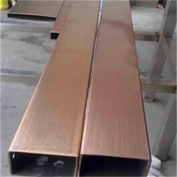 Black Stainless Steel Pipe Tube Brushed Finish 201 304 316 For Handrail
