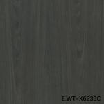 High-End Engineered Wood Veneer European Walnut E.WT-X6233C Crown Cut Dark Brown