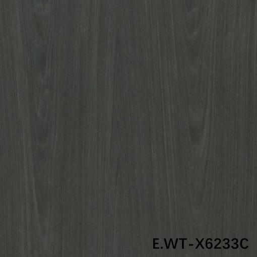 High-End Engineered Wood Veneer European Walnut E.WT-X6233C Crown Cut Dark Brown