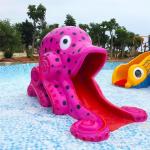 OEM Little Octopus Water Slide For Kids Water Park Playground