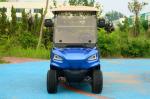 Blue 2 Seater Electric Golf Cart Lead Acid Battery Lithium Battery Support