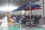 Modern Street Outdoor Patio Umbrellas Flange Surface Mounted Type