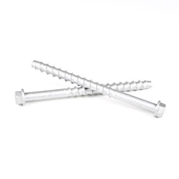 M10 150mm Hex Flange Head Concrete Bolt Screws for Concrete Wall Customized
