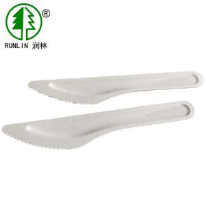 Wholesale 6.5in Takeaway Knife Disposable Kitchen Utensils Sugarcane Bagasse Disposable Butter Knife from china suppliers