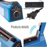 Blue 8 Inch Impulse Bag Sealer 200mm Heat Sealing Machine Convenient Kitchen