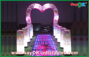 Wholesale Wedding Led Arch Decoration Inflatable Shine Lighting Customized Size from china suppliers