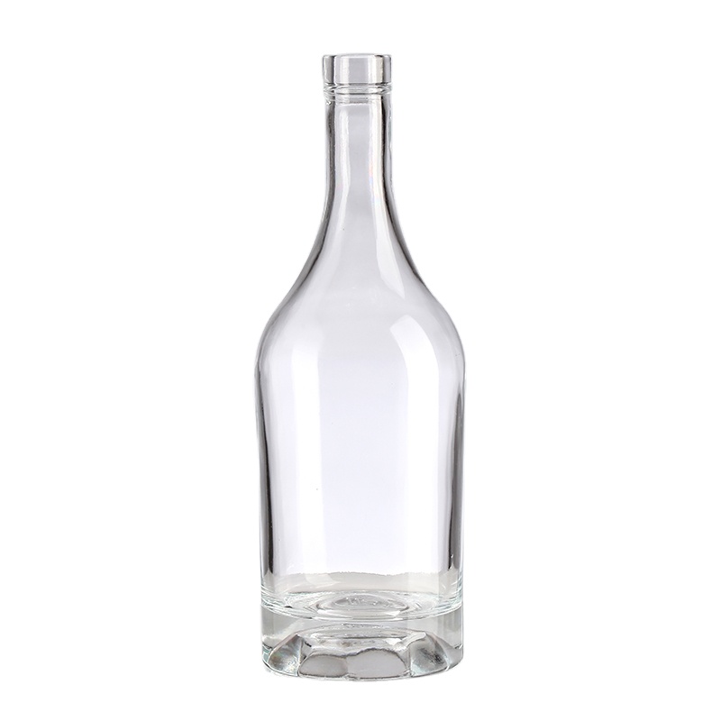 Glass Water Bottle for Voss Round Shoulder Slender Wine Bottle Body Material Glass