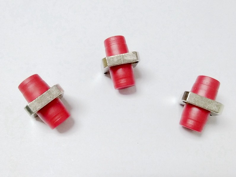 FC Simplex Single - Mode Fiber Optic Adapters , Fiber Cable Adapters High Stability