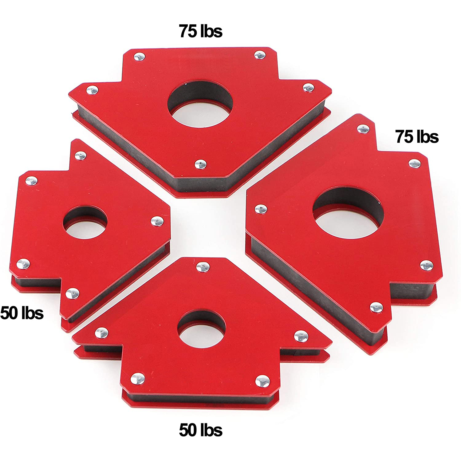 Strong Arrow Shape Magnet Weld Holders for Multiple Angles 2.2kg Customized Support OEM