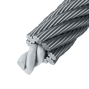 China 6x19S IWR Galvanized Stainless Steel Wire Rope for Drilling Hoisting Tolerance ±1% on sale