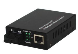 Wholesale Multi-mode Fiber Optic Media Converter RJ45 1310nm with 10m / 100M from china suppliers