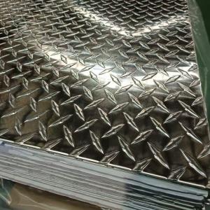 Wholesale Diamond Checkered 6061-T6 Aluminum Thread Plate Non Slip Aluminum Sheet 6.0*1219*2438MM from china suppliers