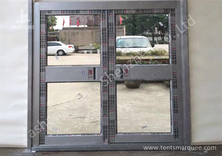Small Transparent Glass Wall Custom Event Tents , Corporate Event Tent