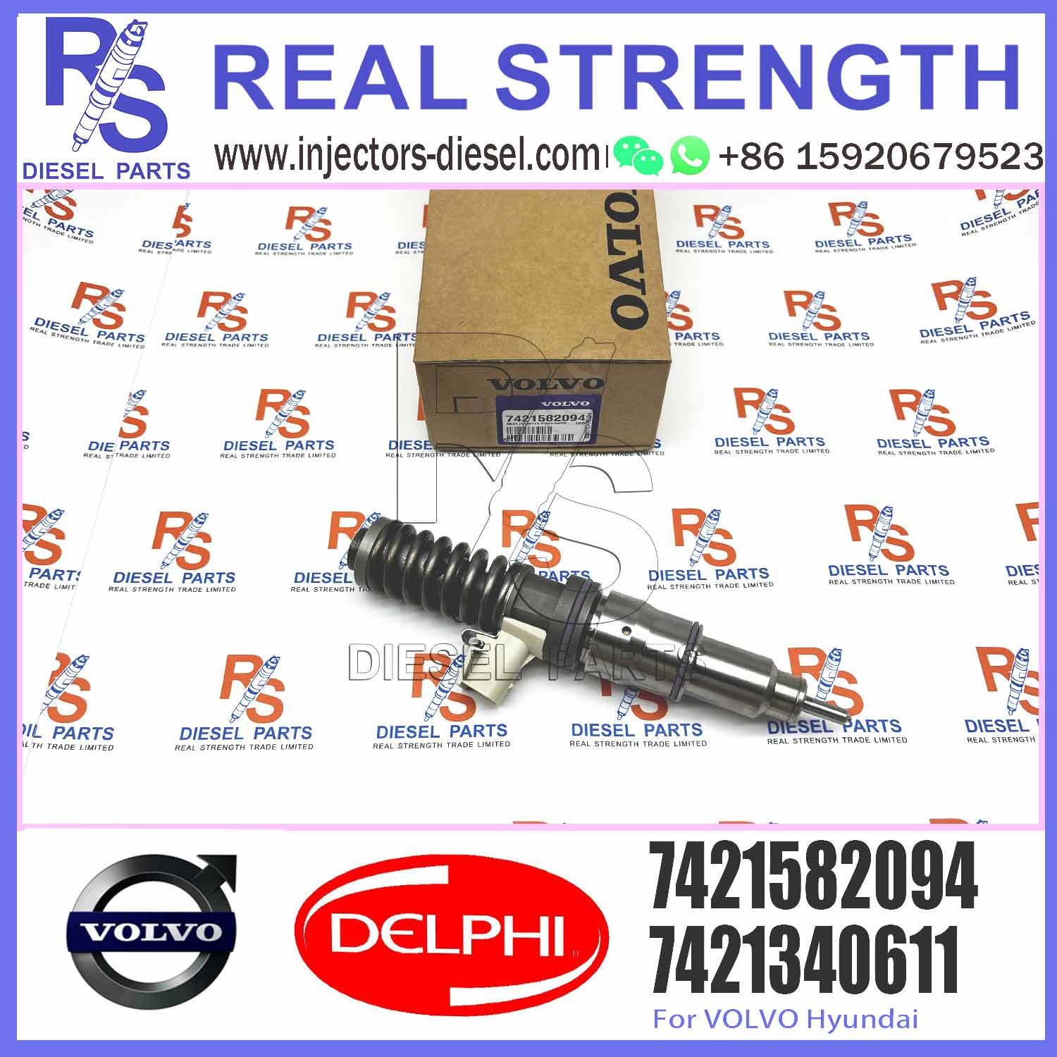 EUI Unit Fuel Injector BEBE4D35001 7421644596 21644596 21582094 85003948 7421582094 For VOL-VO TRUCK RVI RENAULT 11LTR E