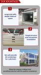 Modern Design Style Foldable Luxury Storage Container House for Furniture Hotel