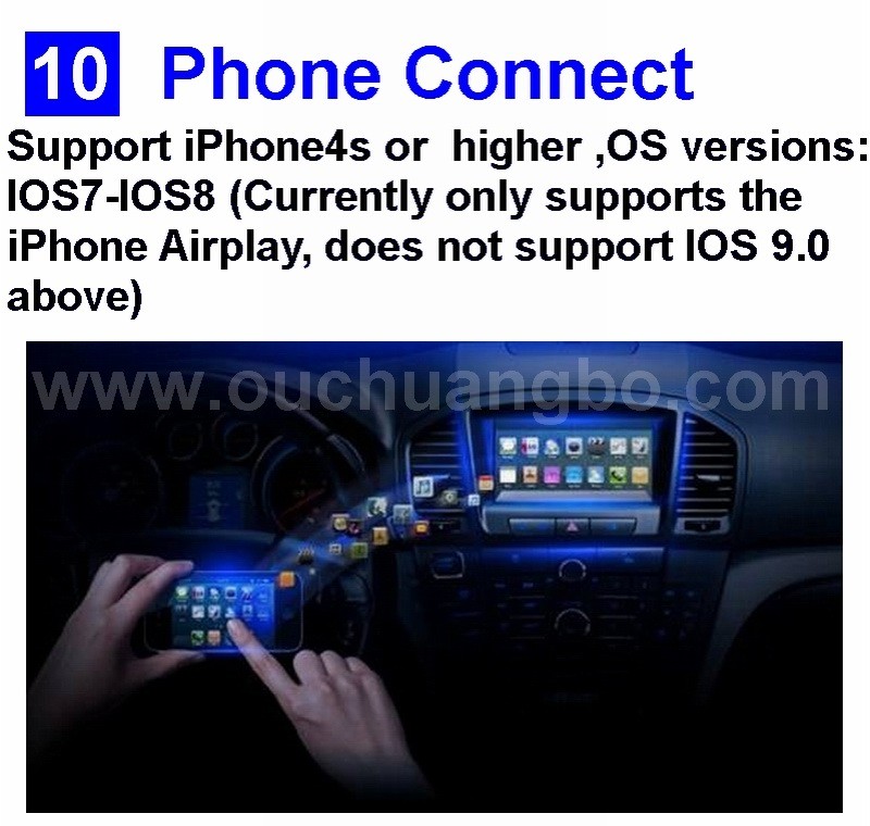 Ouchuangbo car radio in dash gps navigation for Toyota Corolla 2014-2015 support big screen pure android 4.4 system