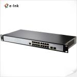 L2+ 16-Port 10 100 1000T 802.3at PoE + 2-Port 100 1000X SFP Managed Switch