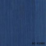 High-End Engineered Wood Veneer Bule Classic BC-X1988 Straight Grain Dyed Color