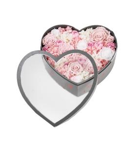 Wholesale Custom Heart-shaped Rose Packaging Transparent Cover for Luxury Mothers Day Gift Boxes from china suppliers