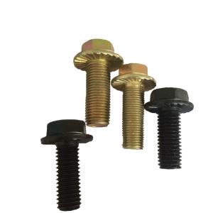 Wholesale ISO9001 Certified Carbon Steel DIN 6921 Point Hex Flange Bolts for Various Industries from china suppliers
