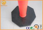Flexible Reflective Traffic T - TOP Delineator Post for Road Safety Fluorescent
