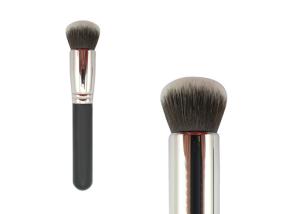 Wholesale Black Short Handle Bronzer Makeup Brush Foundation Powder Brush With Goat Hair from china suppliers
