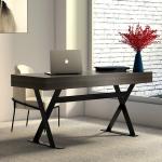 X - Leg Desk Light Luxury Hotel Room Furniture Study Office Black Computer Desk