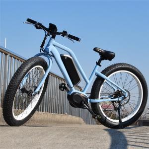 Wholesale 26 Inch Full Suspension Electric Mountain Bike Wattage 351 - 500w With Middle Drive Motor from china suppliers