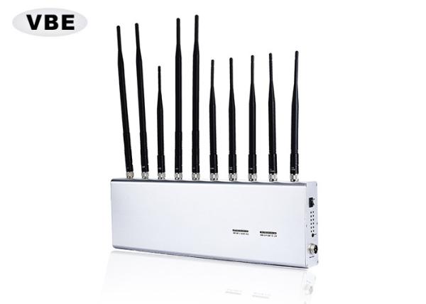2.4G 4G Interphone High Range Mobile Jammer , Mobile Phone Blocker Jammer Anti