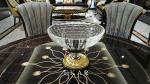 Italian Luxury Round Dining Table With Rotating Centre