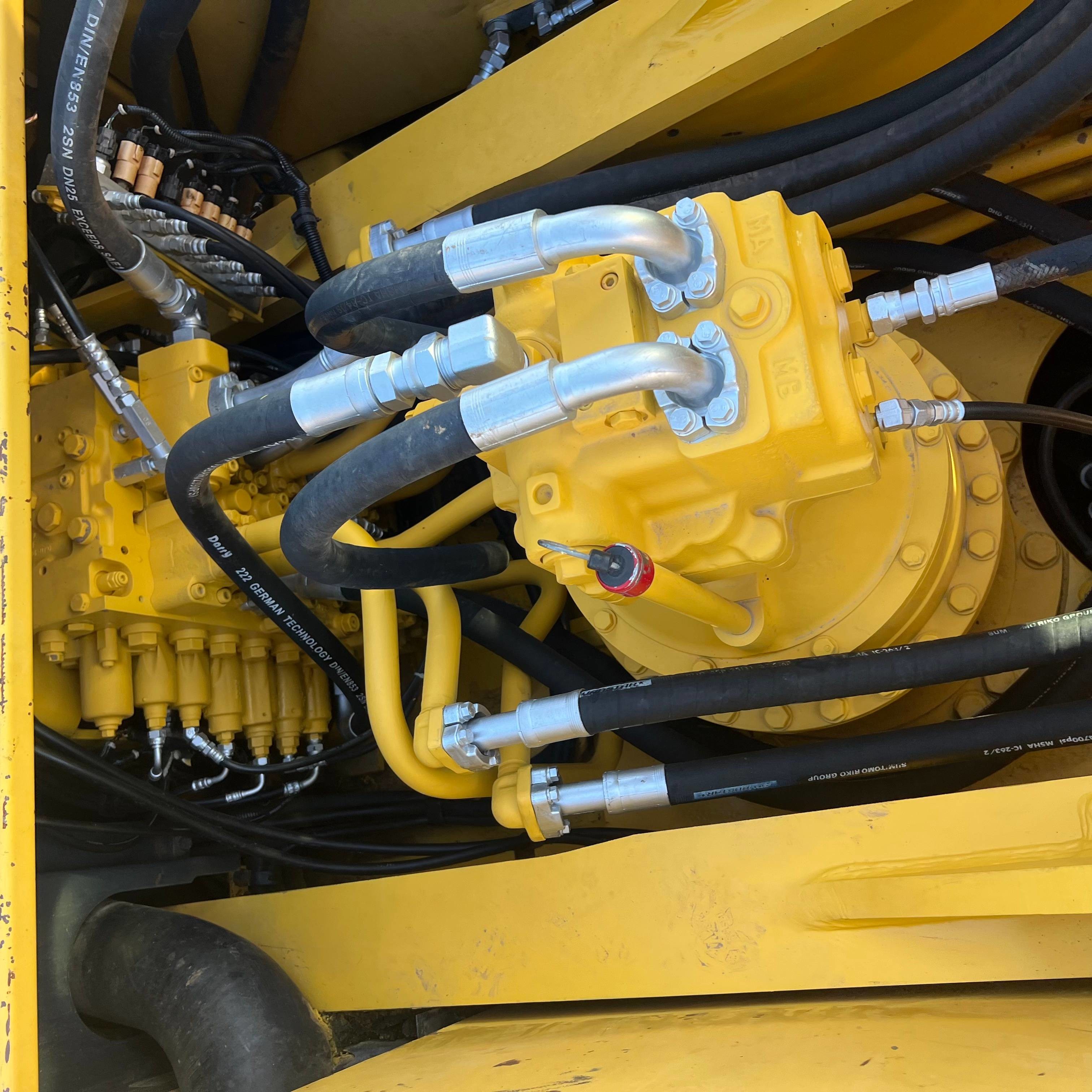 45Ton Secondhand Heavy Equipment Japan Used Tracked Excavators Komatsu PC450-8