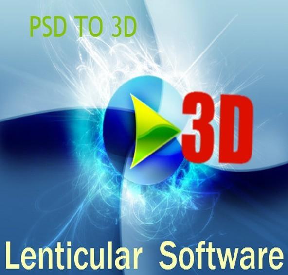 PHOTOSHOP PSD LAYER TO 3D lenticular effect PSDTO3D101 Lenticular Software for 3d flip morph zoom animation effect