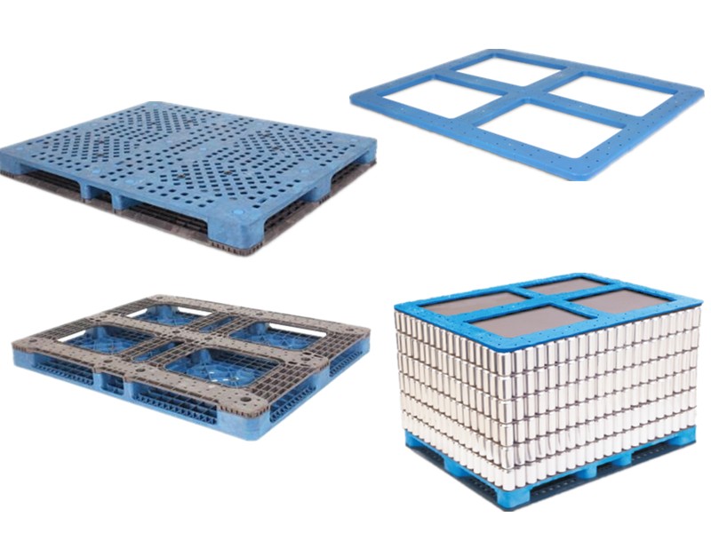 High quality 1422x1118x115 Cola beer cans used plastic pallets