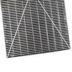 Metal Grate Commercial Entrance Mats Slip Resistant Stainless Steel 304