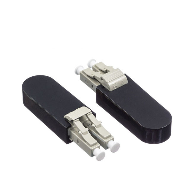 LC Multimode Fiber Optic Loopback Adapter Low Insertion Loss