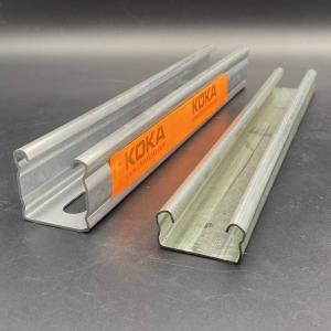 Wholesale Electrical Zinc 41x41 Slotted Plain Strength Strut Channel from china suppliers