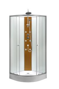 Wholesale Free Standing Curved Corner Bathroom Glass Cabin 900x900x2250mm from china suppliers