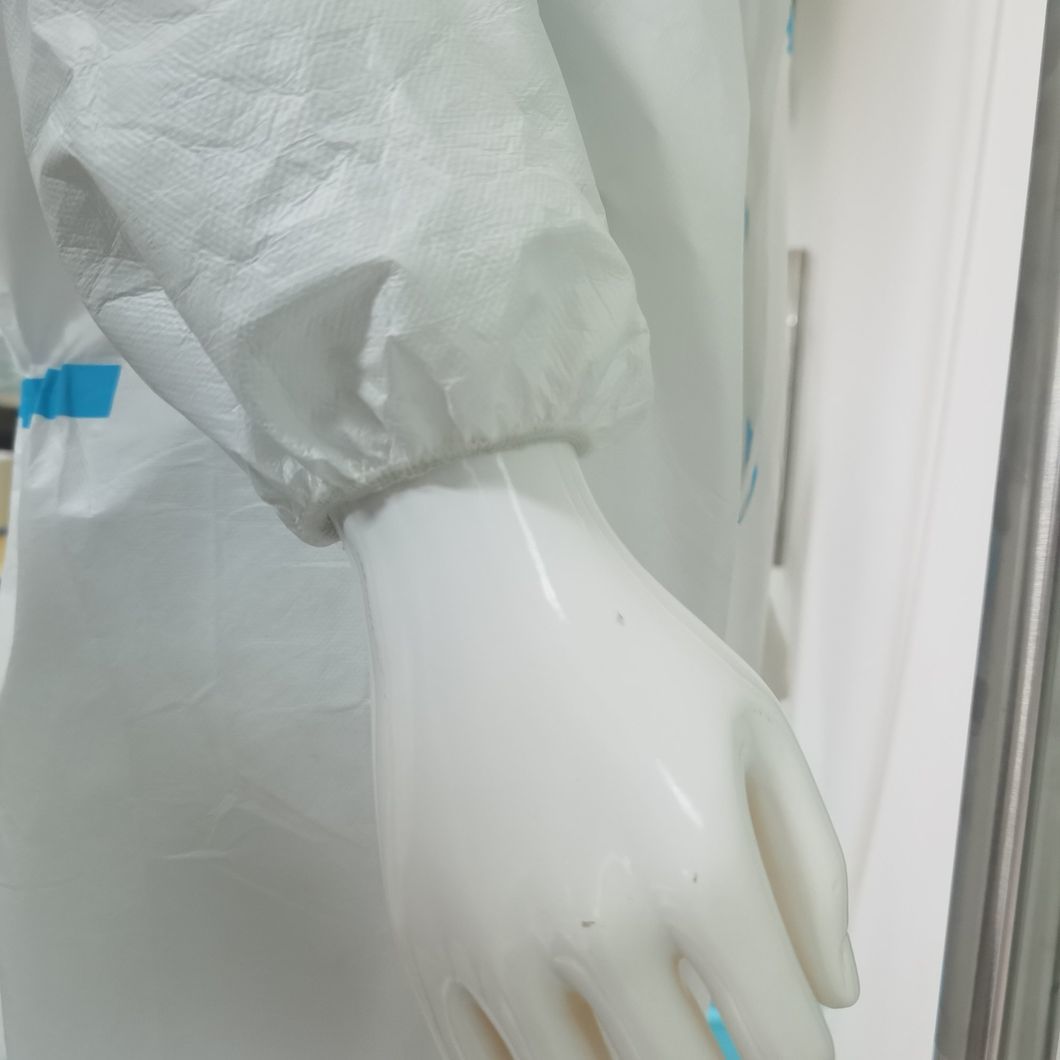 En1149 Anti-Static Wholesale Waterproof Disposable Coverall with Tape