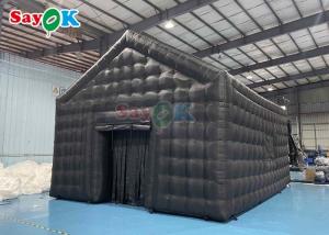 Wholesale Large Black Inflatable Cube Disco Tent Inflatable Disco Marquee Tent For Wedding Party from china suppliers