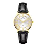 Waterproof 3ATM Fashionable Leather Band Quartz Watch For Men And Women