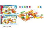 32 " Train Station Electric Play Toys For Children , DIY Assembly Blocks Track