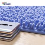 16"X24" Door Carpet Mats 1500GSM Microfiber Soft Plush Chenille PU Coating