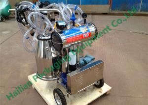 Wholesale Hand Operated Milk Sucking Machine Twin Buckets With Vacuum Pump from china suppliers