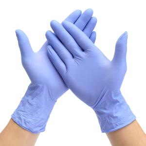 Wholesale Blue Hand Care Disposable Blue Nitrile Gloves Xl With Grip from china suppliers
