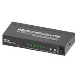 3840x2160 340Mhz 10.2Gbps 2x4 HDMI 4K Splitter