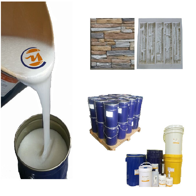 RTV 2 Condensation Cure Liquid Molding Silicone Rubber For Cultured Stone Molds