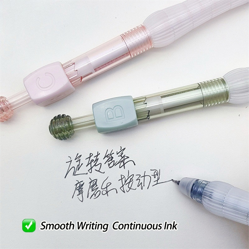 Fashion Rotate Toy Pen Erasable Neutral Plastic 0.5mm Pens for Students